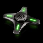 Glow in The Dark Spinning Toys Luminous Fidget Spinner Space UFO Sensory Gadget Finger Hand Spinner Metal High Speed Seel Bearing Best Gift ADHD Anxiety Focus Party Favors Prizes for Kids Adults