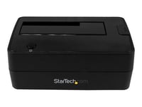 StarTech.com Station d'accueil USB 3.1 (10 Gb/s) pour disque dur SATA de 2,5" / 3,5" - Dock HDD / SSD avec UASP - Contrôleur de stockage - 2.5" , 3.5" - USB 3.1 (Gen 2) - noir