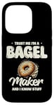 Coque pour iPhone 14 Pro Croyez-moi, je fabrique des bagels et je sais tout