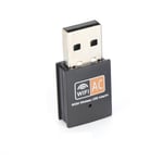 USB WiFi -sovitin 2.4G/5G Dual Band langaton verkkosovitin PC-pöytätietokoneeseen