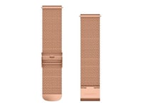 Garmin Quick Release Band - Klockräm För Smart Klocka - 125-197 Mm - 18K Rose Gold Pvd Milanese - För Approach S40  Forerunner 245, 55, 645  Venu  Vívoactive 3  Vívomove 3, Hr, Luxe, Style