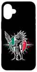 Coque pour iPhone 16 Plus Aztec Warrior Mask Ancient Civilization Mexican Heritage