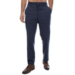 Ted Baker Mens Airforce Slim Fit Trousers in Blue Wool Blend - Size 40W/32L