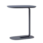 Muuto - Relate Side Table Blue-Grey 60,5 cm - Småbord & sidebord - BIG-GAME - Blå - Metall/Tre