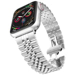 Rostfritt stål armband Apple Watch Series 4-6 40mm Silver