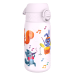 ion8 Vannflaske for barn i rustfritt stål, 400 ml, lys rosa