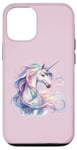 Coque pour iPhone 15 Pro Licorne majestueuse mystique et élégante