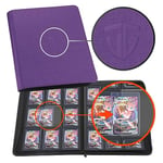 TCGUARD Toploader Album pour cartes à collectionner 216 Toploader, 9 compartiments, avec pochettes pour carte rigide Toploader de 7,6 x 10,16 cm, reliure pour TCG, cartes MTG, albums à collectionner