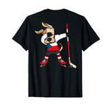 Dabbing Dog Czech Republic Ice Hockey Fans Jersey Dab Player T-Shirt