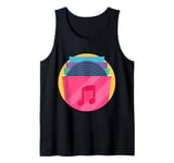 Vinyl Record Player Album Tank Top