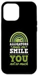 iPhone 14 Plus Alligators Make Me Smile You Not So Much Bohemian Rainbow Case