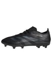 adidas Predator League Football Boots Firm Ground, Core Black/Carbon/Gold Metallic, 3.5 UK