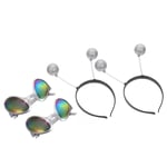 Festival Decor halloween costume Party Funny Glasses Martian Glasses Martian