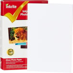 Lot De 100 Feuilles De Papier Photo Professionnel Pour Imprimante À Jet D'Encre Blanc 15 X 10 Cm 260 G/M²