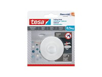 Tesa 77781, Inomhus, Verktygskrok, Vit, Plast, Självhäftande Remsa, 0,5 Kg