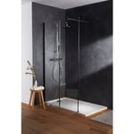 Paroi de douche Jacob Delafon Serenity, noir mat - 100 cm