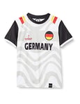 FIFA Official World Cup 2022 Classic Short Sleeve Tee, Youth, Germany, Age 12-13 White/Black