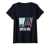 Star Wars Darth Vader Your Destiny Lies With Me Stylized V-Neck T-Shirt