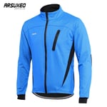 Arsuxeo-Veste De Cyclisme Thermique Pour Homme,Manteau De Vélo Imperméable,Coupe-Vent Casting,Veste Vtt,Smile,Hiver