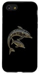 Coque pour iPhone SE (2020) / 7 / 8 Art De Maman Et Bébé Dauphin Pour Les Amoureux Des Dauphins