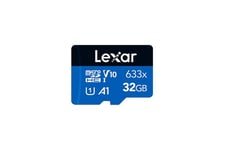 Lexar High Performance BLUE Series - flash-minneskort - 32 GB - microSDHC UHS-I