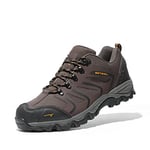 NORTIV 8 Chaussures de Randonnée Escalade pour Homme Chaussures de Trekking Plein air Imperméables d'escalade Alpinisme Braun/Schwarz/Braun 160448_Low-E Taille 42 (EUR)