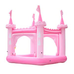 Château Gonflable air de Jeux Aquatique Piscine Enfant Jets d’Eau et Pompe Rose extérieur garçon Fille Teamson Kids TK-48271PC-UK/EU