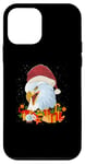 Coque pour iPhone 12 mini Merry Christmas Pull de Noël moche aigle chauve américain