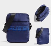 GUESS Racing Crossbody Bag Mens Flight 6618 Navy Small Canvas Shoulder Bags BNWT