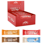 Latitude 65 Proteinbar Mixlåda 12x45g (4st Strawberry & Cream, 4st Peanut/Caramel, 4st Peanut/Caramel)