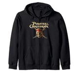 Disney Pirates of the Caribbean Skull and Swords Logo Zip Hoodie