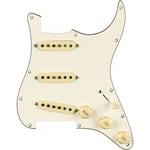 PRE-WIRED STRAT PICKGUARD, PURE VINTAGE '59 W/RWRP MIDDE, PARCHMENT 11 HOLE PG