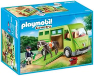 PLAYMOBIL Cavalier avec Van et Cheval 6928 / Ferme Enfant Fille Garçon Jeu Jouet