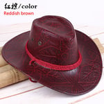 Peli Red Dead Redemption 2 Cowboy Hat Cosplay asu Rekvisiittahatut Nahka Unisex