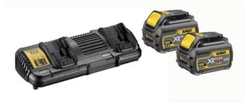 DEWALT MULTILADER DOBBEL  MED 2 BATT 54V