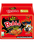 5-Pack Samyang Buldak 2X Spicy Hot Chicken Flavor Ramen 700 gram