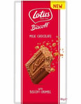 Biscoff Stor Sjokoladeplate med Crunchy Kjeksbiter 180 gram