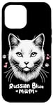 Coque pour iPhone 12 Pro Max Russian Blue Mom Cat Russian Blues Maltese