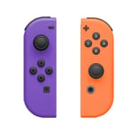 Purppura oranssi-1 pari Nintendo Switch NS JoyCon Joy Con -kotelolle kuoriohjainkotelo kytkinkuorelle Vihreä violetti keltainen vaaleanpunainen kansi