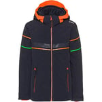 CMP WP 10 000 Veste de ski imperméable - Fille - Noir/Orange - 98