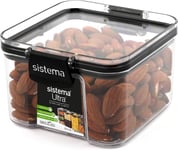 Sistema Ultra Tritan Airtight Pantry Storage Container | 460 ml Square Food Sto