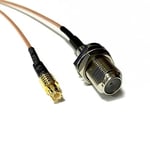 1 pièce F connecteur jack femelle interrupteur MCX connecteur mâle RG178 câble coaxial 15CM