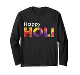 Happy Holi Love Indian Hindu Spring Holi Festival Of Colors Long Sleeve T-Shirt