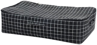 Argos Home Mono Grid Underbed Storage Bag - Black