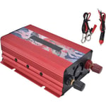 Inverter 12V till 240V, Pure Sine Wave Inverter, 3000W Car Inverter, Power Inverter med Display Aluminiumlegering, för TV, Kylskåp,