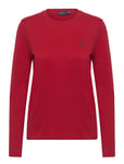 Polo Ralph Lauren Long-Sleeve Jersey Crewneck Tee Röd