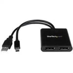 MST-hubb - Mini DisplayPort till 2x DisplayPort 