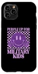 Coque pour iPhone 11 Pro Purple Up pour enfants militaires Army Purple Military Child