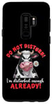 Coque pour Galaxy S9+ Funny Cow Do Not Disturb I'm Disturbed Enough Sarcasm