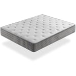 Matelas ressorts ensaches 160X200 sfera, Epaisseur 25 cm, Multicouche, antistress, ergonomique et respirant. Fermete 3/5 Moyenne